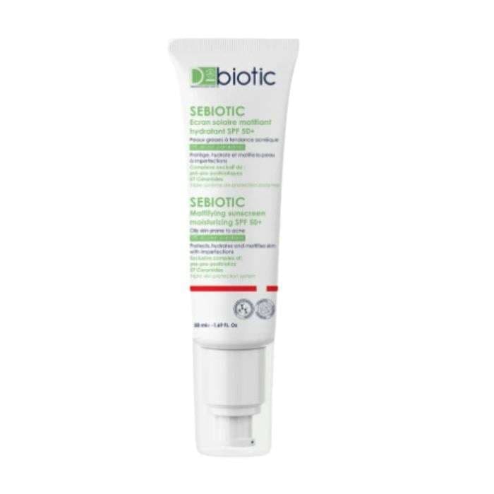 D-BIOTIC SEBIOTIC ECRAN SOLAIRE MATIFIANT HYDRA SPF50+ 50ML