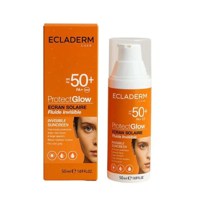 ECLADERM LUXE ECRAN SOLAIRE FLUIDE INVISIBLE PROTECTGLOW 50ML view 0
