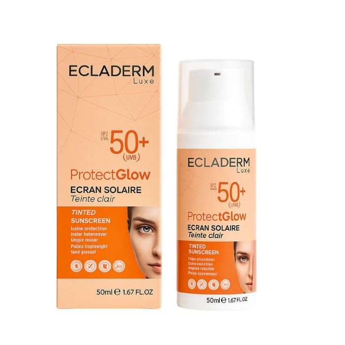 ECLADERM LUXE ECRAN SOLAIRE TEINTE CLAIRE PROTECTGLOW 50ML view 0