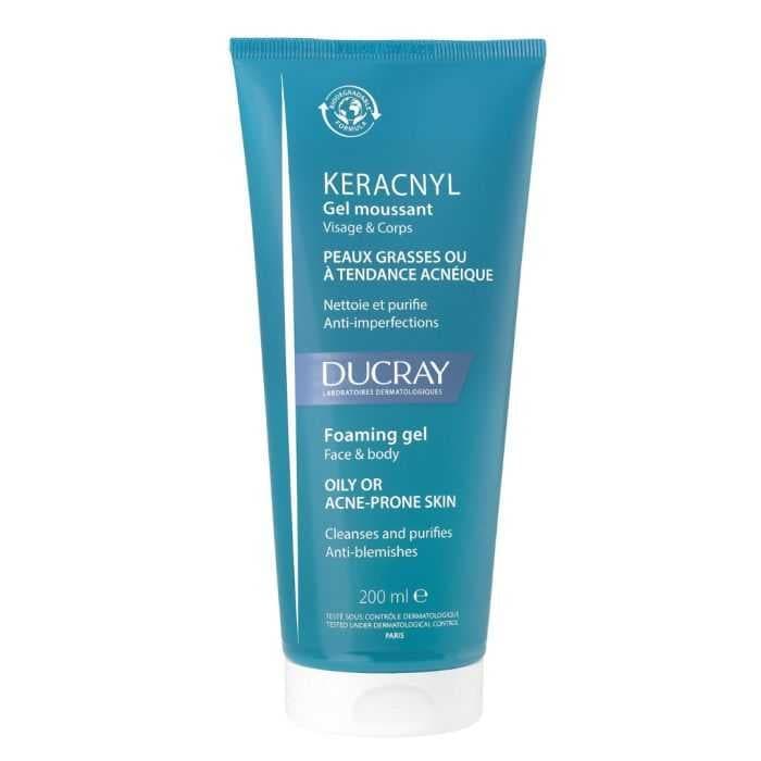 DUCRAY KERACNYL GEL MOUSSANT PEAUX GRASSES 200ML